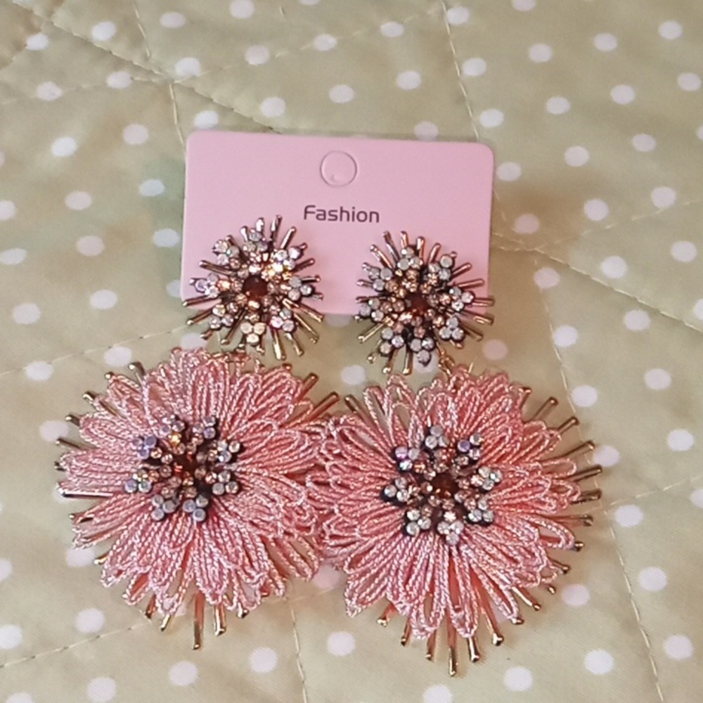 New Gorgeous Pink Earrings